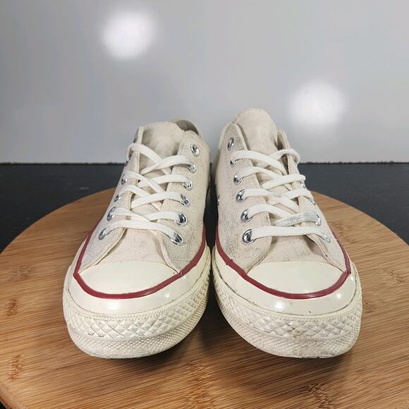Women's Converse Chuck Taylor All Star Sz 8 010176 White Canvas Casual Sneakers - Picture 3 of 9